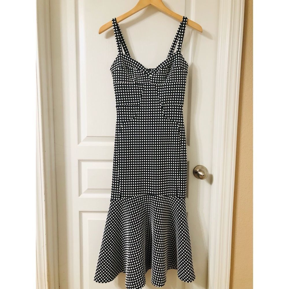 AMANDA UPRICHARD X REVOLVE GINGHAM  LOULETTE DRESS SZ S - Picture 5 of 8